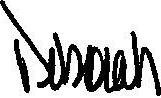 Deborah signature